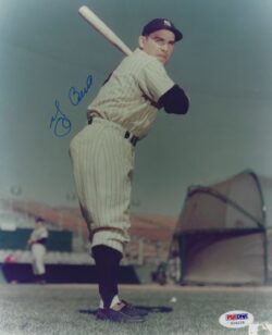 Autographed YOGI BERRA 8X10 New York Yankees Photo PSA/DNA