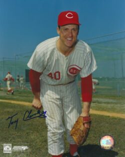 AUTOGRAPHED TONY CLONINGER 8X10 Cincinnati Reds Photo