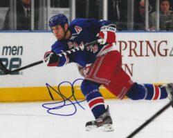 Autographed Dan Girardi 8X10 New York Rangers Photo