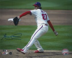 AUTOGRAPHED AARON NOLA 8X10 Philadelphia Phillies Photo Steiner