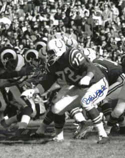 AUTOGRAPHED BOB VOGEL 8x10 Baltimore Colts Photo