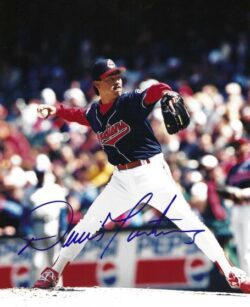 AUTOGRAPHED DENNIS MARTINEZ  8X10 Cleveland Indians Photo
