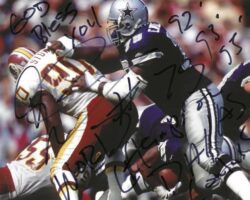 Autographed ERIK WILLIAMS 8X10 Dallas Cowboys photo