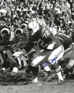 AUTOGRAPHED BOB VOGEL 8x10 Baltimore Colts Photo