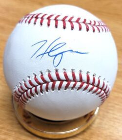 Autographed HANK CONGER Official Major League Baseball