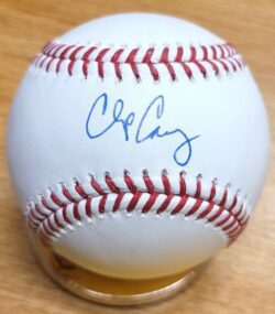 Autographed CHIP CAREY Official Major League Baseball