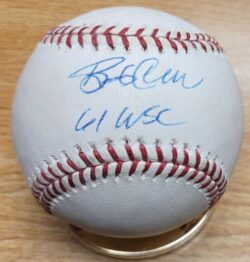 Bob Cerv "61 WSC" Autographed Official Major League Baseball