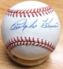 Autographed RALPH KINER Official American League Baseball