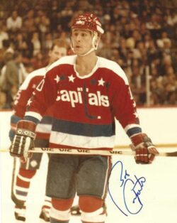 Autographed BOBBY CARPENTER 8X10 Washington Capitals Photo