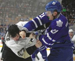 Autographed JAMES VAN RIEMSDYK 8x10 Toronto Maple Leafs  photo