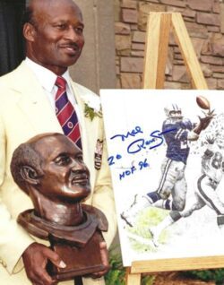 Autographed MEL RENFRO "HOF 96" 8x10 Dallas Cowboys Photo