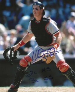 AUTOGRAPHED MICKEY TETTLETON "2X AS , 3X SS" 8X10 Baltimore Orioles Photo