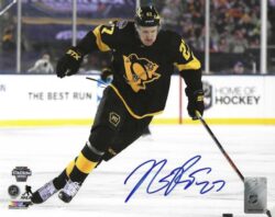 Autographed NICK BJUGSTAD 8X10 Pittsburgh Penguins Photo