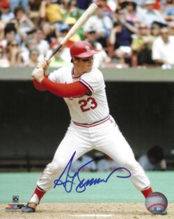 Autographed TED SIMMONS  8x10 St. Louis Cardinals 8X10 photo