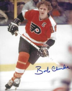 Autographed BOBBY CLARKE 8X10 Philadelphia Flyers Photo