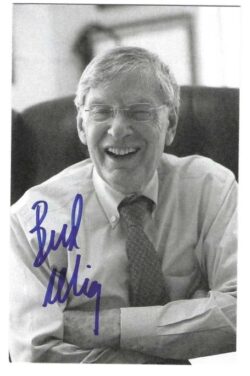 AUTOGRAPHED BUD SELIG  BXW Postcard