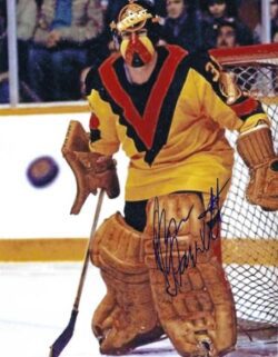 Autographed JOHN GARRETT  Vancouver Canucks 8x10 Photo