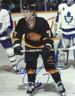 Autographed CLIFF RONNING 8X10 Vancouver Canucks Photos