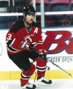 Autographed KEN DANEYKO 8X10 New Jersey Devils Photo