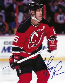 Autographed KEN DANEYKO 8X10 New Jersey Devils Photo - Main Line Autographs