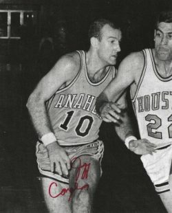 Autographed Jeff Congdon Anahelm Amigos ABA 8X10  Photo