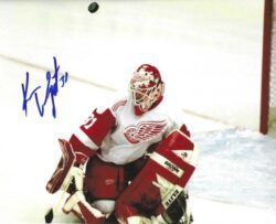 Autographed KEN WREGGET 8x10 Detroit Red Wings Photo
