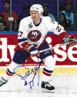 Autographed DEREK KING  8X10 New York Islanders Photo