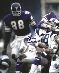 AUTOGRAPHED LARRY SMITH  8x10 Los Angeles Rams Photo