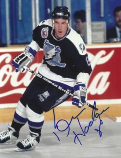 Autographed KEN HODGE JR 8x10 Tampa Bay Lightning photo