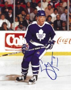 Autographed GARY LEEMAN  8x10 Toronto Maple Leafs photo