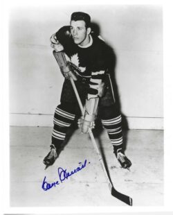 Autographed GAYE STEWART 8x10 Toronto Maple Leafs photo