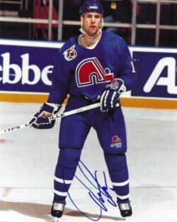 Peter Stastny Quebec Nordiques Autographed Retro CCM Ho