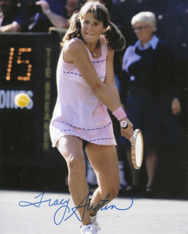 Autographed  TRACY AUSTIN 8x10 Photo - TENNIS