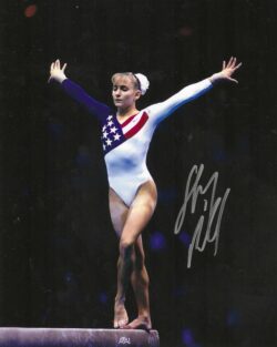 Autographed SHANNON MILLER 8x10 Photo - Olympic Gymnast