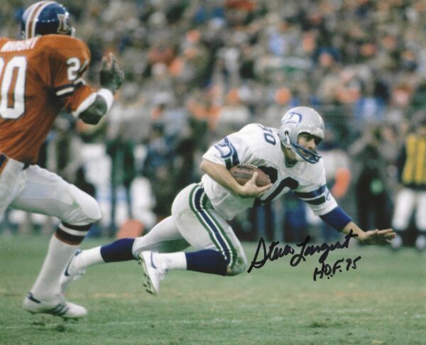 Autographed STEVE LARGENT SEATTLE SEAHAWKS 8x10 photo