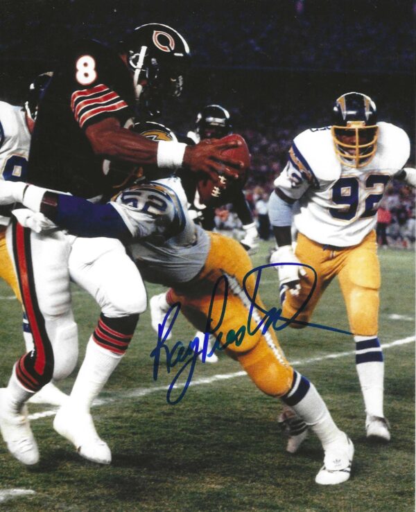 Autographed RAY PRESTON SAN DIEGO CHARGERS 8x10 photo