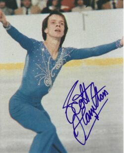 Autographed  SCOTT HAMILTON 8x10 Photo - Winter Olympics Figure Skating