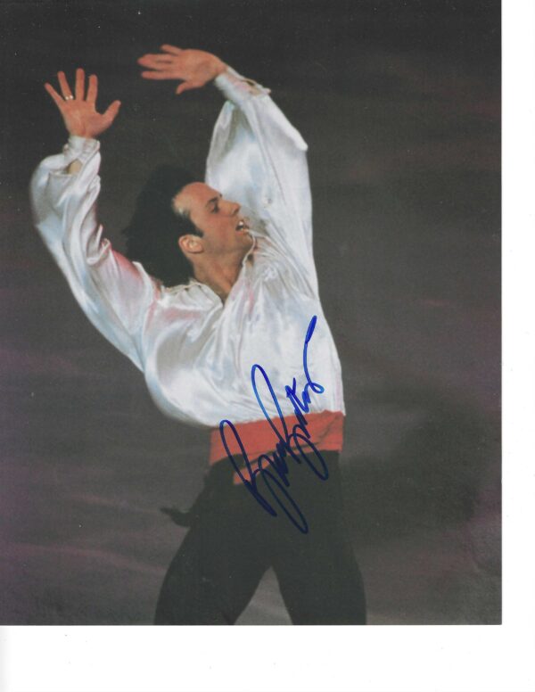 Autographed  BRIAN BOITANO 8x10 Photo - Winter Olympics Figure Skating