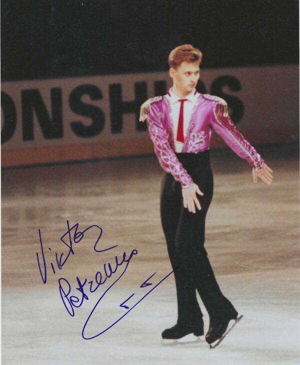 Autographed VIKTOR PETRENKO 8x10 Photo - Winter Olympics Figure Skating
