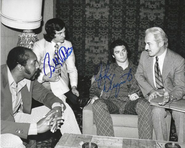 AUTOGRAPHED BOBBY VALENTINE & JOHN D'ACQUISTO 8X10 Photo