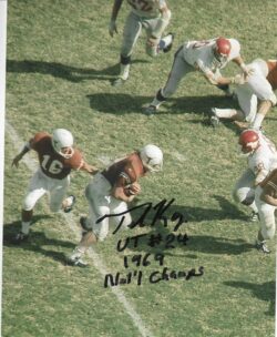 AUTOGRAPHED TED KOY 8X10 Texas Longhorns Photo
