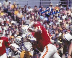Autographed MARVIN UPSHAW 8X10 Kansas City Chiefs Photo