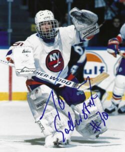 Autographed TOMMY SODERSTROM 8X10 New York Islanders Photo