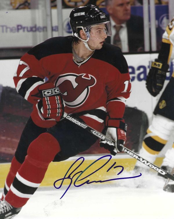 Autographed PETR SYKORA 8x10 New Jersey Devils Photo