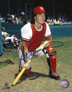 Autographed TED SIMMONS  8x10 St. Louis Cardinals 8X10 photo