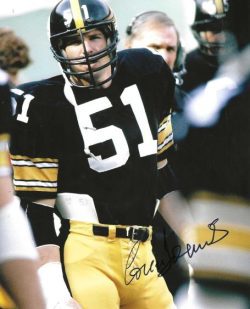 Autographed LOREN TOEWS PITTSBURGH STEELERS 8x10 photo