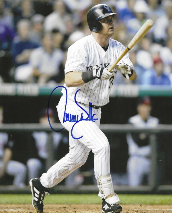 AUTOGRAPHED  Larry Walker 8x10 Colorado Rockies Photo
