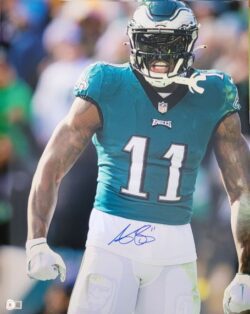 AUTOGRAPHED A.J. BROWN 16X20 Philadelphia Eagles Photo Beckett