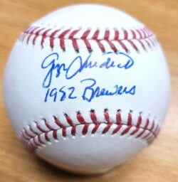 Autographed GEORGE MEDICH "1982 Brewers" Official Major League Baseball