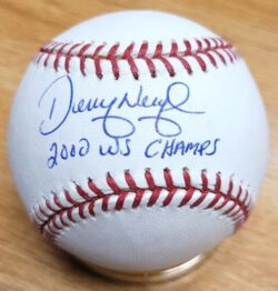 Autographed DENNY NEAGLE "2000 WS CHAMPS"  Official Major League Baseball